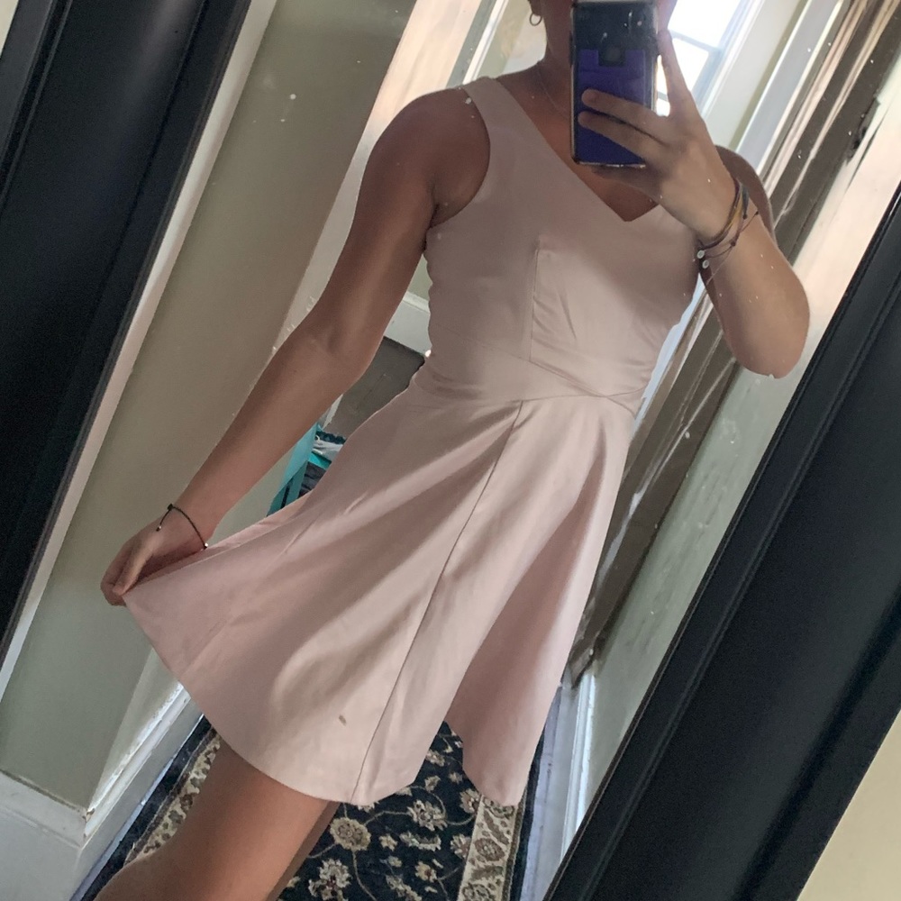 Forever 21 medium blush pink silky dress